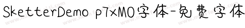 SketterDemo p7xMO字体字体转换